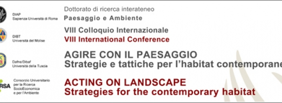 Agire con il paesaggio. Strategie e tattiche per l’habitat contemporaneo