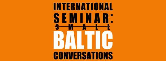 Logo Seminario Internazionale "Small Baltic Conversations"