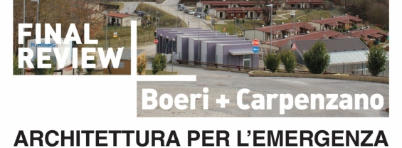 architettura per l'emergrnza boeri carpenzano