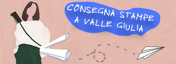 Consegna stampe a Valle Giulia